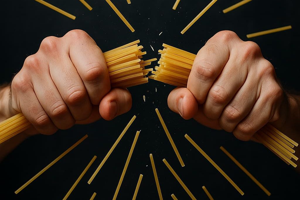 Broken Spaghetti Pieces